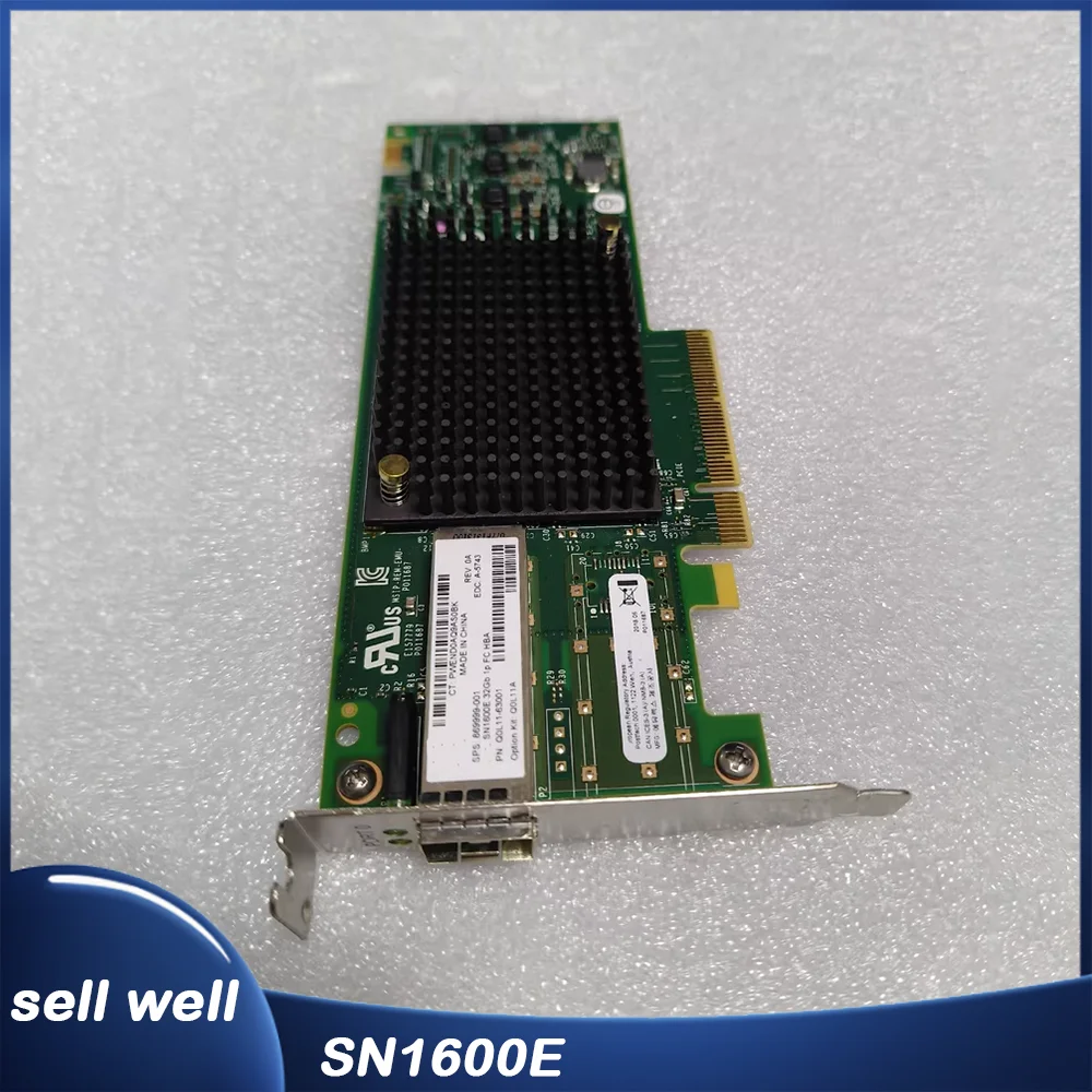 SN1600E Q0L11A Однопортовая 32Gb FC HBA карта Fibre Channel P31338 869999-001
SN1600E Q0L11A Однопортовая 32Gb FC HBA карта Fibre Channel P31338 869999-001