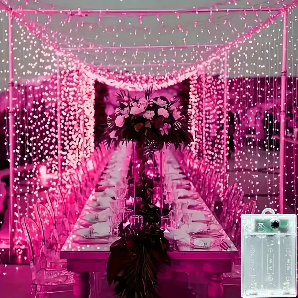 Battery Power Festoon LED Curtain Light Wedding Garland Holiday Party Home Room Decoration Fairy Lights Garden Christmas
Battery Power Festoon LED Curtain Light Wedding Garland Holiday Party Home Room Decoration Fairy Lights Garden Christmas
