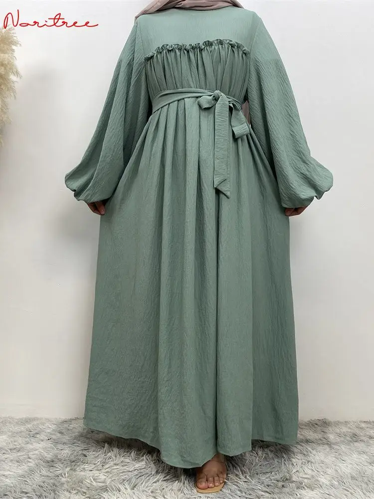 Dubai Vacation Elastic Cuff Sleeve Long Muslim Dress Kaftan Dress Abaya Dubai Luxury Muslim Fashion Pleated Robes Abayas WY1581
Dubai Vacation Elastic Cuff Sleeve Long Muslim Dress Kaftan Dress Abaya Dubai Luxury Muslim Fashion Pleated Robes Abayas WY1581
