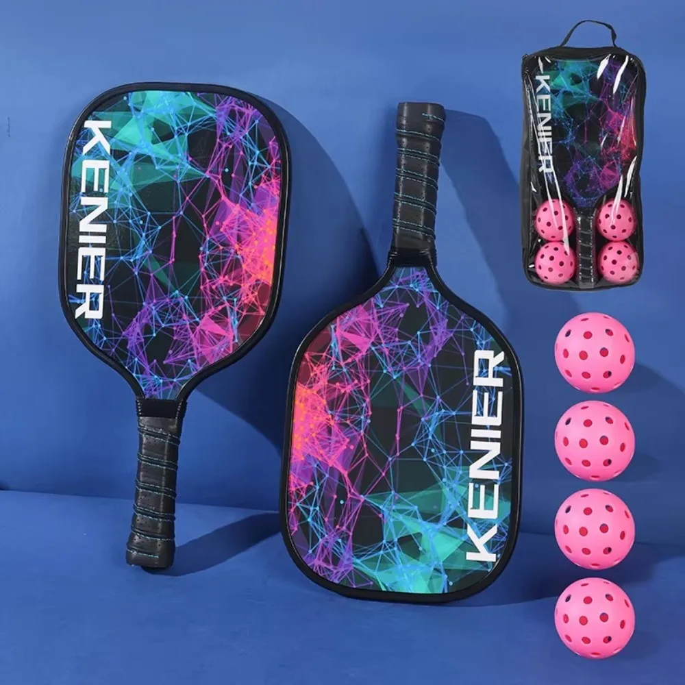 Shockproof Pickleball Paddles Set Non-slip Handle High Resilience Racquet Kit with 2 Rackets & 4 Pickleballs Balls
Shockproof Pickleball Paddles Set Non-slip Handle High Resilience Racquet Kit with 2 Rackets & 4 Pickleballs Balls