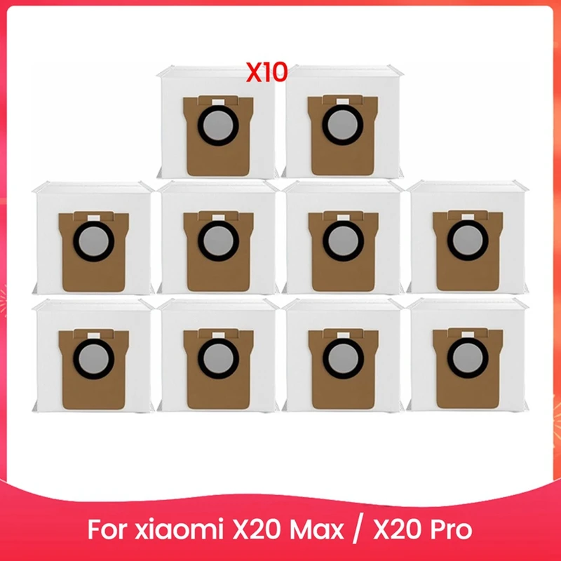 ABCA-Dust Bags Replacement For Xiaomi Robot Vacuum X20 Max / X20 Pro Parts Accessories
ABCA-Dust Bags Replacement For Xiaomi Robot Vacuum X20 Max / X20 Pro Parts Accessories