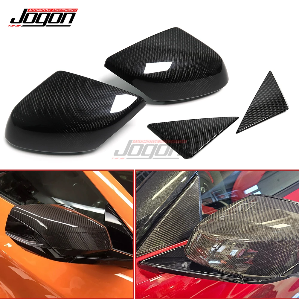 Carbon Exterior Car Front Window Triangle & Rear View Mirror Caps Cover Trim For Corvette C8 Stingray Coupe Z06 Z51 2020-2025
Carbon Exterior Car Front Window Triangle & Rear View Mirror Caps Cover Trim For Corvette C8 Stingray Coupe Z06 Z51 2020-2025