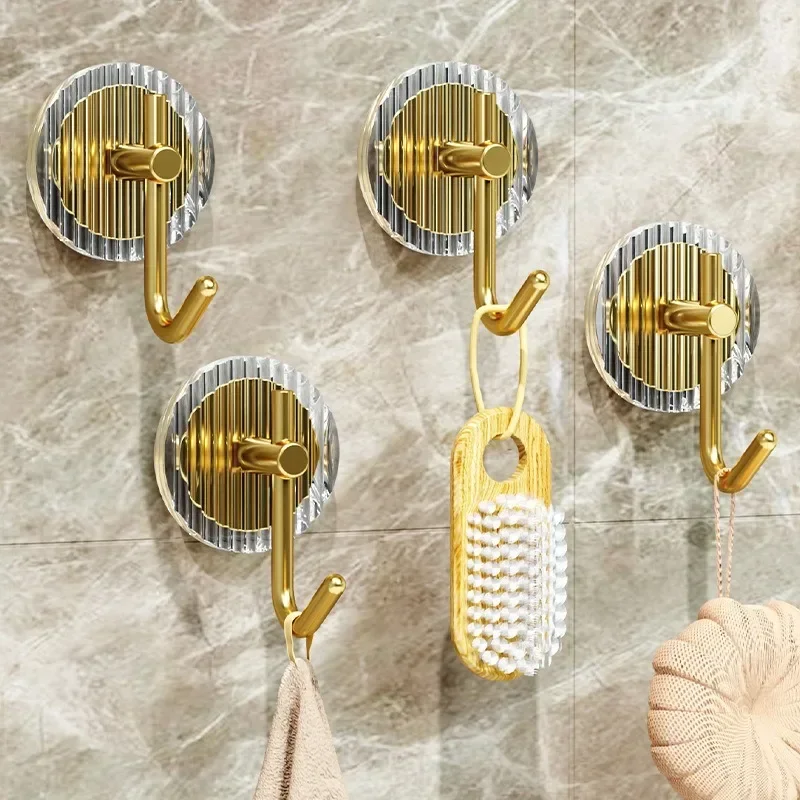 Acrylic Luxury Wall Hook Home Decor Strong Adhesive Bathroom Towel Rack No Punching Hanging Coat Hanger Door Back Key Bag Holder
Acrylic Luxury Wall Hook Home Decor Strong Adhesive Bathroom Towel Rack No Punching Hanging Coat Hanger Door Back Key Bag Holder