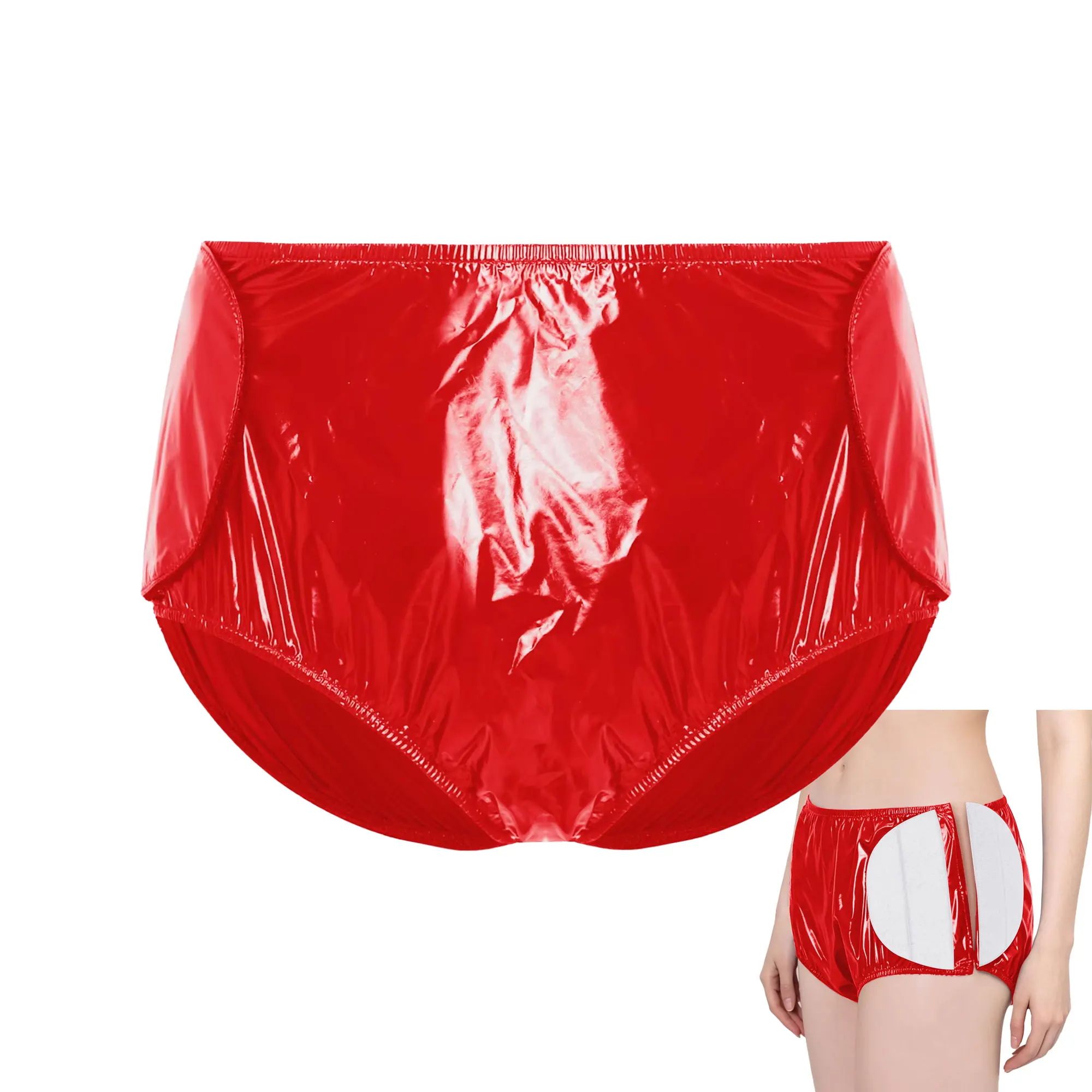 Women Vinyl Waterproof Shorts Special Need Reusable Swim Diaper Cover Incontinence Briefs Underwear for Pool Beach Swimming Suit
Women Vinyl Waterproof Shorts Special Need Reusable Swim Diaper Cover Incontinence Briefs Underwear for Pool Beach Swimming Suit