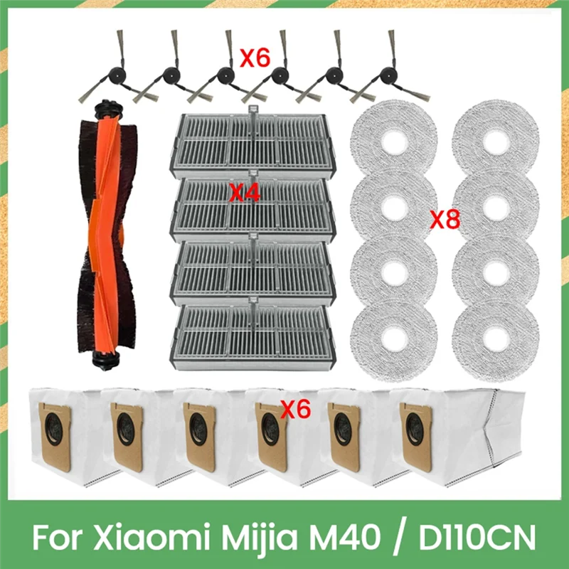 Комплексный комплект обслуживания для пылесоса Xiaomi Mijia Omni M40/D110CN: фильтры, щетки, швабры и мешки для пылиb64b
Комплексный комплект обслуживания для пылесоса Xiaomi Mijia Omni M40/D110CN: фильтры, щетки, швабры и мешки для пылиb64b