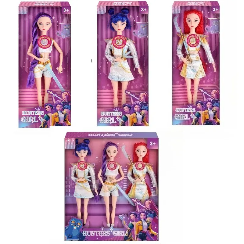Fashion Music Style Demons Hunters Anime Figure Rumi Mira Zoey Action Figure Cosplay Doll Kawaii Gift for Kids Toys
Fashion Music Style Demons Hunters Anime Figure Rumi Mira Zoey Action Figure Cosplay Doll Kawaii Gift for Kids Toys