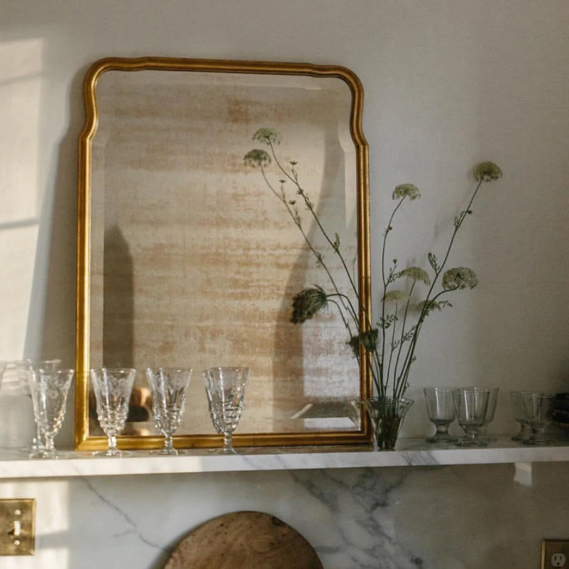 European Mirror Room Decoration Irregular Dressing French Retro Bathroom Mirror Pocket Acrylic Wall Accessories Espejo Home
European Mirror Room Decoration Irregular Dressing French Retro Bathroom Mirror Pocket Acrylic Wall Accessories Espejo Home