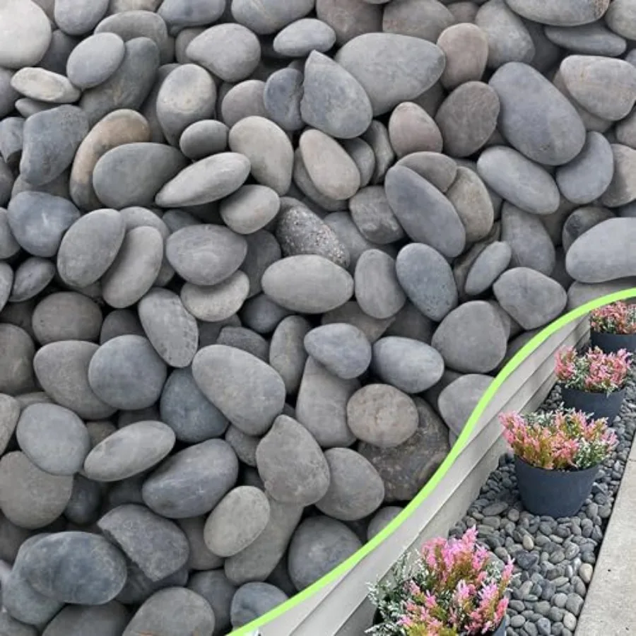 River Rocks, Mexican Beach Pebbles for Plants, Potting, Garden Landscape Stone Paving Stone Grey 1Inch - 2Inch
River Rocks, Mexican Beach Pebbles for Plants, Potting, Garden Landscape Stone Paving Stone Grey 1Inch - 2Inch