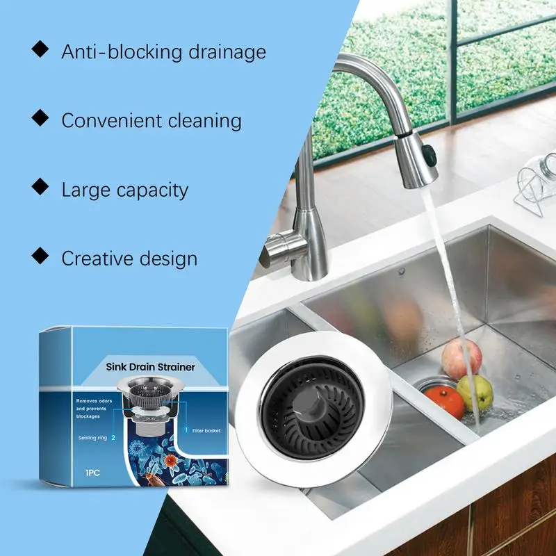 Сливный фильтр для раковины, сливной фильтр с отскоком, корзина для защиты от засорения, быстрый дренаж, сантехническое оборудование, ловушка для волос в ванной комнате
Сливный фильтр для раковины, сливной фильтр с отскоком, корзина для защиты от засорения, быстрый дренаж, сантехническое оборудование, ловушка для волос в ванной комнате