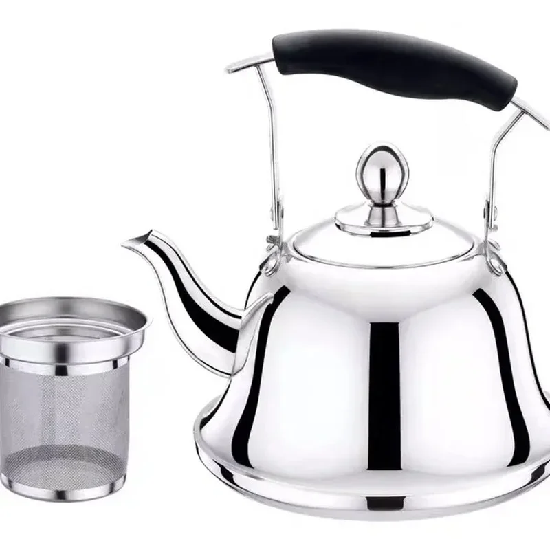 1.5/2L Stainless Steel Whistling Tea Kettle Stovetops Enamel Food Grade Tea Pot With Heat-Proof Handle For Gas Induction Cookers
1.5/2L Stainless Steel Whistling Tea Kettle Stovetops Enamel Food Grade Tea Pot With Heat-Proof Handle For Gas Induction Cookers