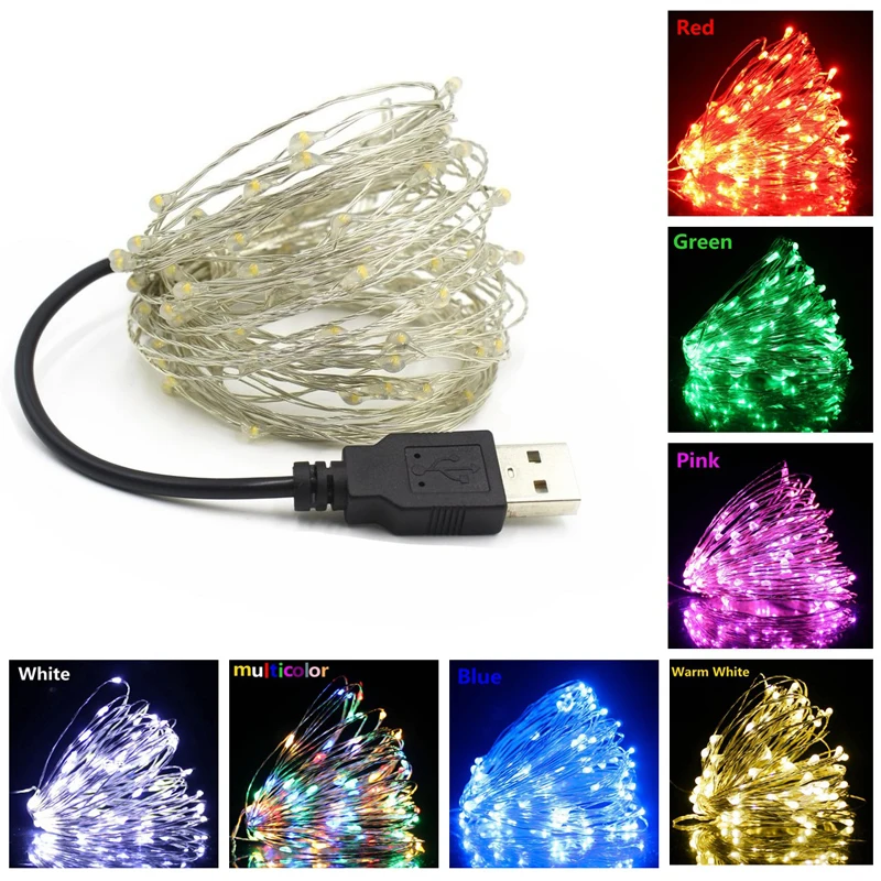 1/5/10M USB Led String Lights Outdoor Indoor Waterproof Garlands Led Fairy Decorations For New Year Holiday Christmas Tree Lamp
1/5/10M USB Led String Lights Outdoor Indoor Waterproof Garlands Led Fairy Decorations For New Year Holiday Christmas Tree Lamp