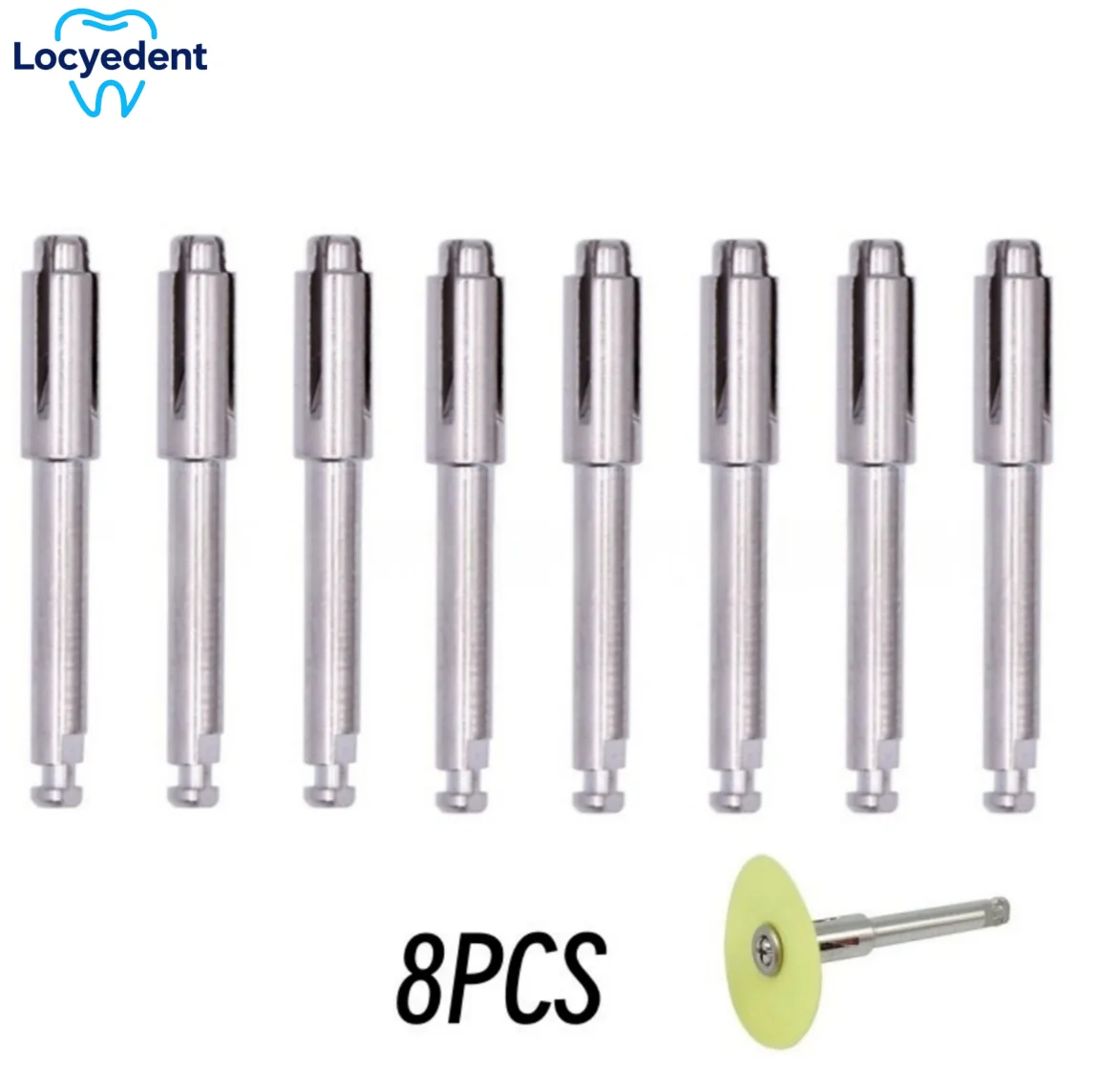 8pcs Dental Disc Mandrel Polishing Discs Holding Rod RA Shank Rotary Tool Dentist Technician Tool 2.35mm Disc Chuck
8pcs Dental Disc Mandrel Polishing Discs Holding Rod RA Shank Rotary Tool Dentist Technician Tool 2.35mm Disc Chuck