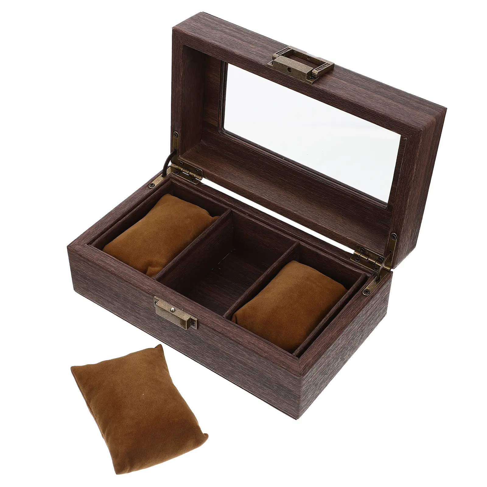 Wood Watch Display Case Compact Lightweight Dustproof Watch Box for Men Women with Bracelet Organizer Desktop Wristwatch Storage
Wood Watch Display Case Compact Lightweight Dustproof Watch Box for Men Women with Bracelet Organizer Desktop Wristwatch Storage