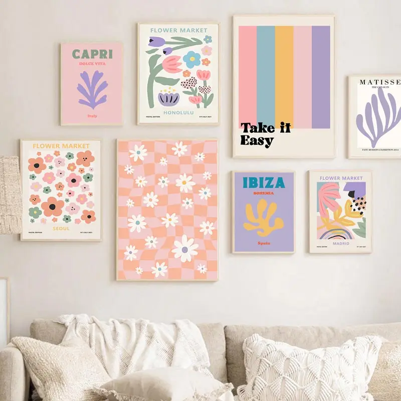 Abstract Flower Market Matisse Wall Art Canvas Posters Aesthetics Painting and Prints Danish Pastel Colors Pictures Home Decor
Abstract Flower Market Matisse Wall Art Canvas Posters Aesthetics Painting and Prints Danish Pastel Colors Pictures Home Decor