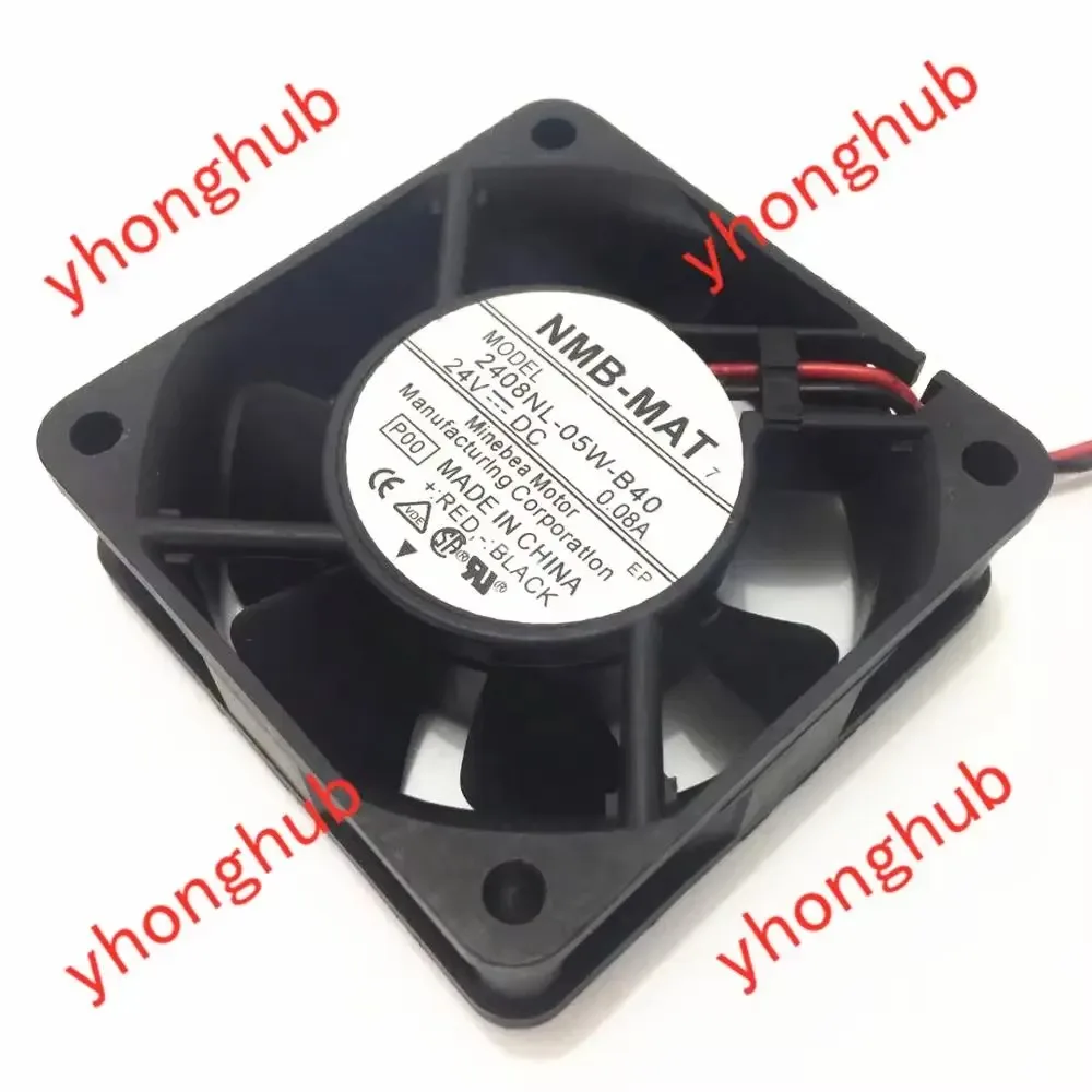 Вентилятор охлаждения NMB-MAT 2408NL-05W-B40 P00 DC 24V 0.08A, 2-проводной, 60x60x20 мм
Вентилятор охлаждения NMB-MAT 2408NL-05W-B40 P00 DC 24V 0.08A, 2-проводной, 60x60x20 мм