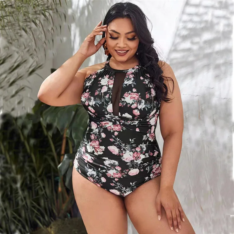 2025 New Plus Size One-Piece Bikini | Vintage Print Mesh Stitching Slimming Swimwear
2025 New Plus Size One-Piece Bikini | Vintage Print Mesh Stitching Slimming Swimwear