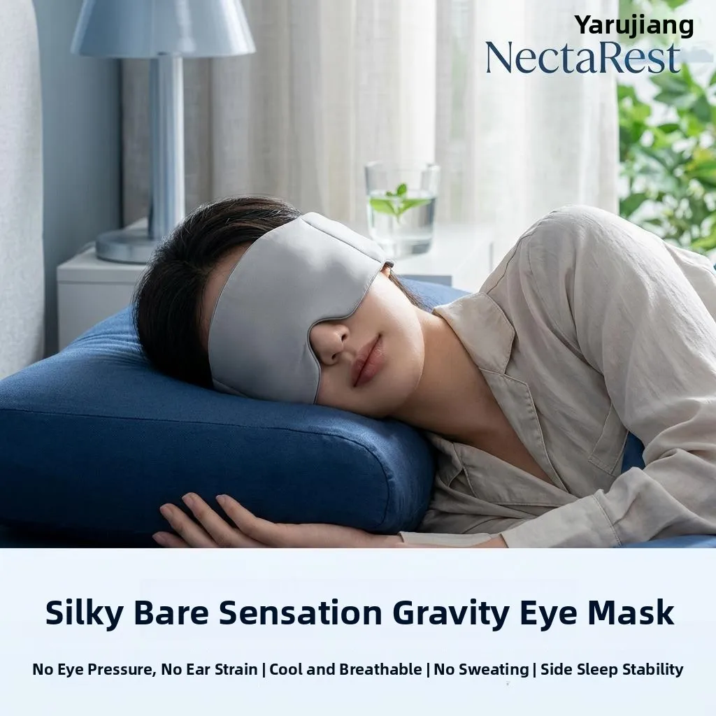 Gravity Sleep Eye Mask Unisex Deep Sleep Blocking Light Dual-Sided Pressure Relief Eye Cover for Men And Women by Yarjiang
Gravity Sleep Eye Mask Unisex Deep Sleep Blocking Light Dual-Sided Pressure Relief Eye Cover for Men And Women by Yarjiang