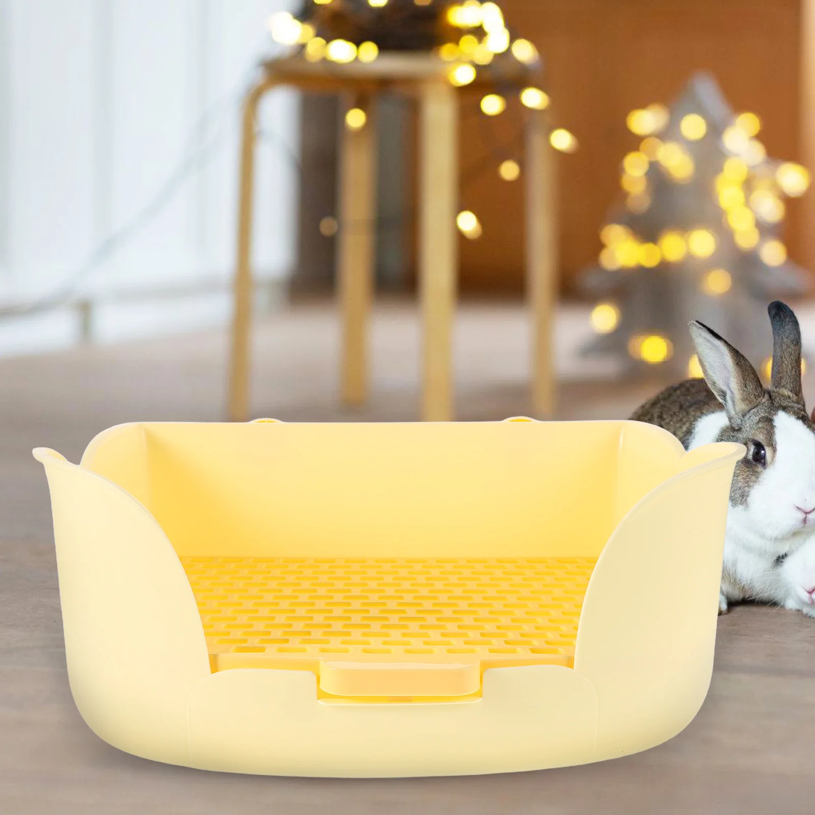 Rabbit Litter Box Small Animal Bathroom Plastic Potty Pan Waste Separation Easy Bunny Hay Holder Pet Feeding Box Houses
Rabbit Litter Box Small Animal Bathroom Plastic Potty Pan Waste Separation Easy Bunny Hay Holder Pet Feeding Box Houses