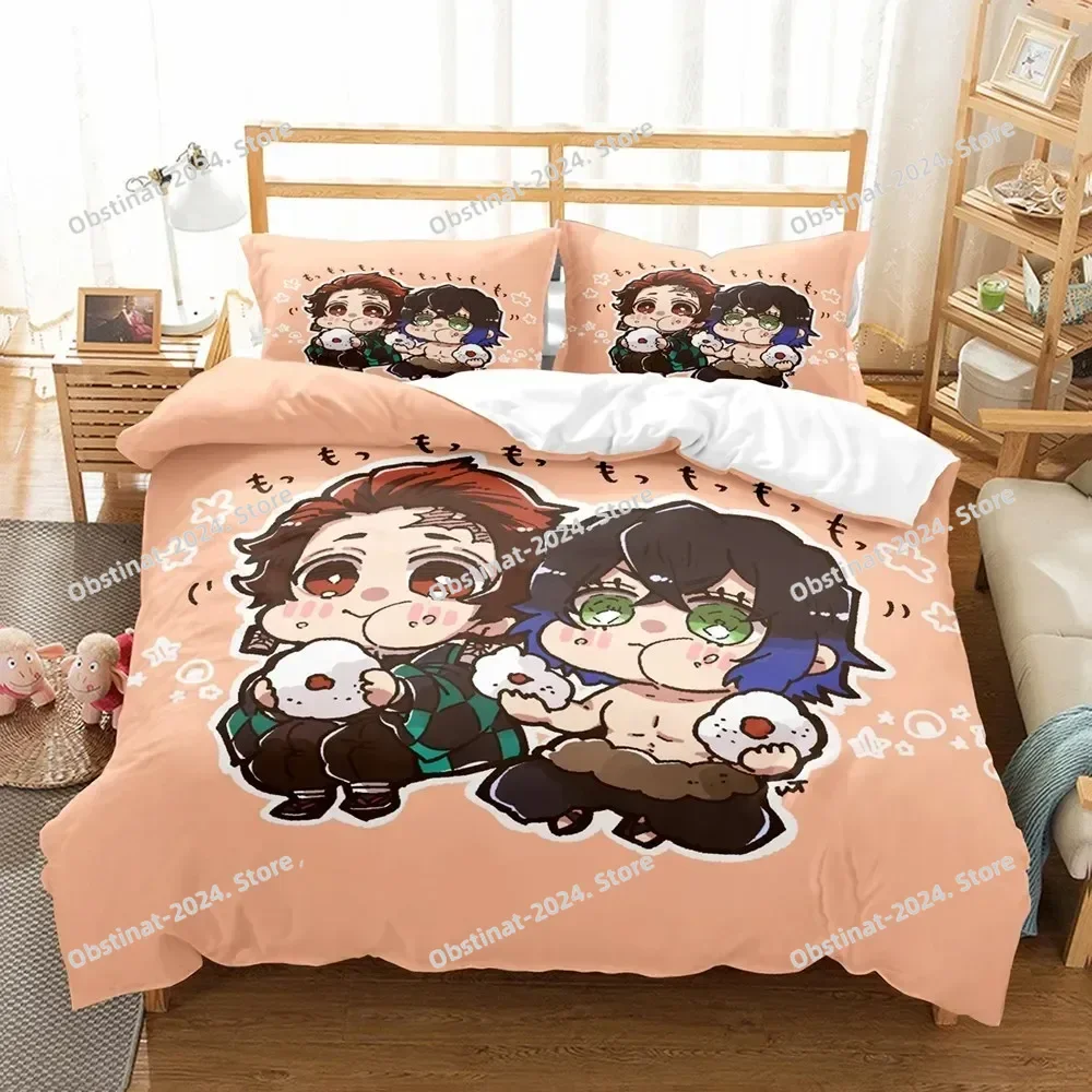 3D Anime Demon Slayer Duvet Cover Sets with Pillow Cover Polyester Teens Kids Bedding Set Full Queen King Size Cartoon Bed Linen
3D Anime Demon Slayer Duvet Cover Sets with Pillow Cover Polyester Teens Kids Bedding Set Full Queen King Size Cartoon Bed Linen