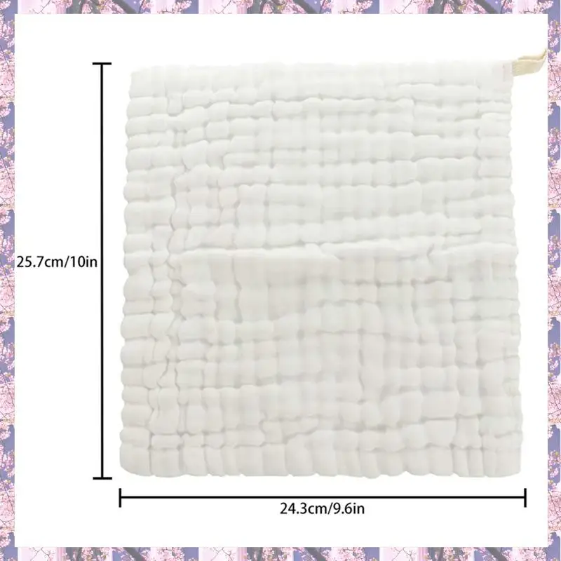 T84C-Baby Muslin Bath Towels, 30 Pack Of Reusable Soft Absorbent Cotton Baby Face Towel, For Baby's Delicate Skin White
T84C-Baby Muslin Bath Towels, 30 Pack Of Reusable Soft Absorbent Cotton Baby Face Towel, For Baby's Delicate Skin White