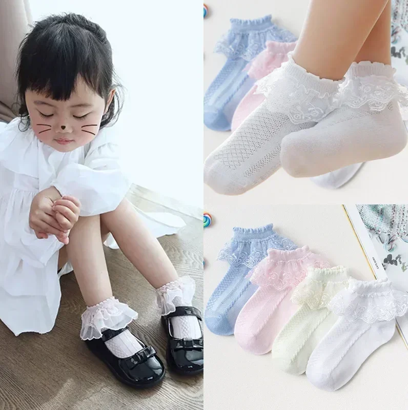 Kids Ankle Short Socks Cotton Lace Ruffle Princess Mesh Socks for Infant Baby Girls Children White Pink Blue Little Girls Socks
Kids Ankle Short Socks Cotton Lace Ruffle Princess Mesh Socks for Infant Baby Girls Children White Pink Blue Little Girls Socks