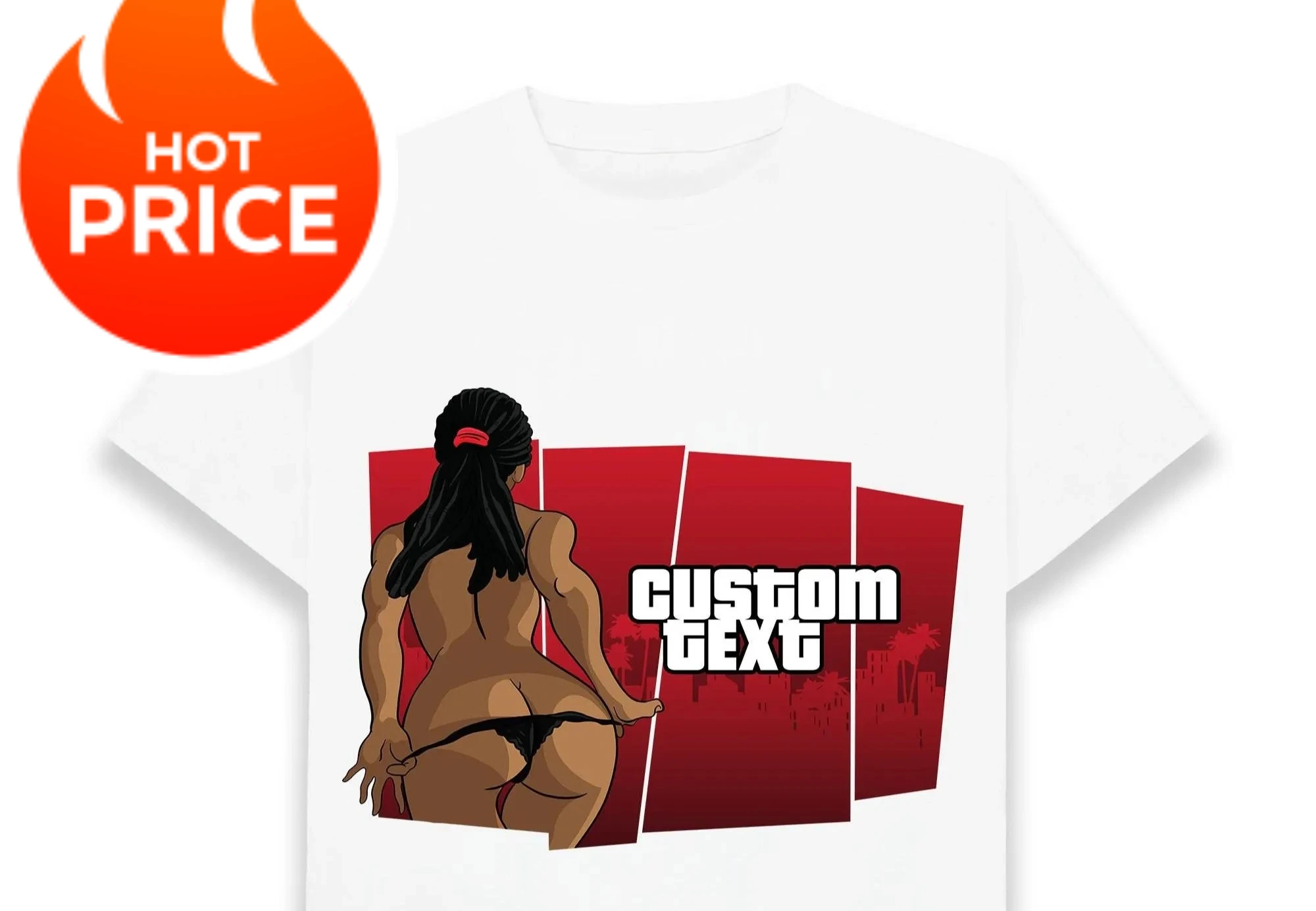 Sexy Cartoon Design Shirt, Customizable T-shirt Summer Men's and Women's Loose and Breathable T-shirt Top
Sexy Cartoon Design Shirt, Customizable T-shirt Summer Men's and Women's Loose and Breathable T-shirt Top