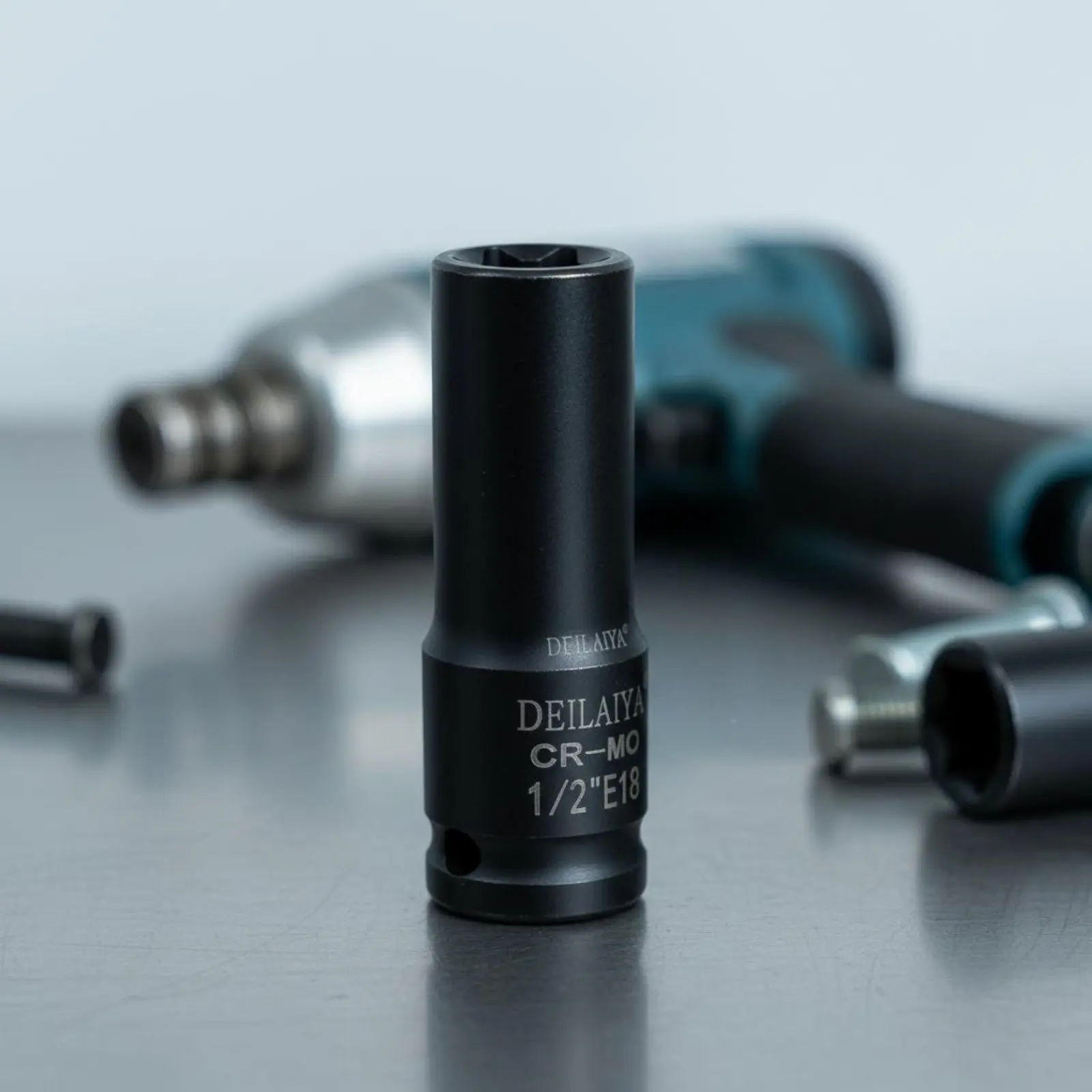 1/2 Inch Drive Deep E-Hexagonal Socket Cr-Molybdenum Steel Air-Powered Asterisk-Shaped-Shaped Socket Drop Molded High Hardness
1/2 Inch Drive Deep E-Hexagonal Socket Cr-Molybdenum Steel Air-Powered Asterisk-Shaped-Shaped Socket Drop Molded High Hardness