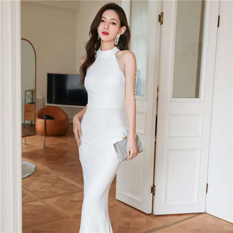 DSP Mermaid O Neck Sequins Dress for Prom Party Maxi Dress Luxury Beads Evening Dress Gala Woman
DSP Mermaid O Neck Sequins Dress for Prom Party Maxi Dress Luxury Beads Evening Dress Gala Woman