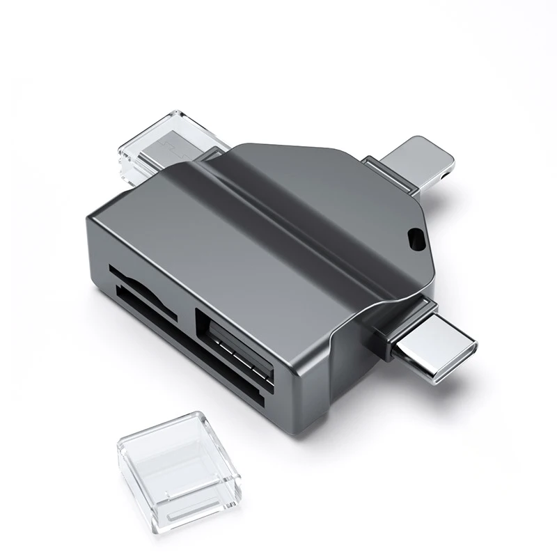 Multifunction 7 in 1 Card Reader USB 2.0 Type C to SD Adapter USB Flash Reader for PC Laptop Accessories
Multifunction 7 in 1 Card Reader USB 2.0 Type C to SD Adapter USB Flash Reader for PC Laptop Accessories