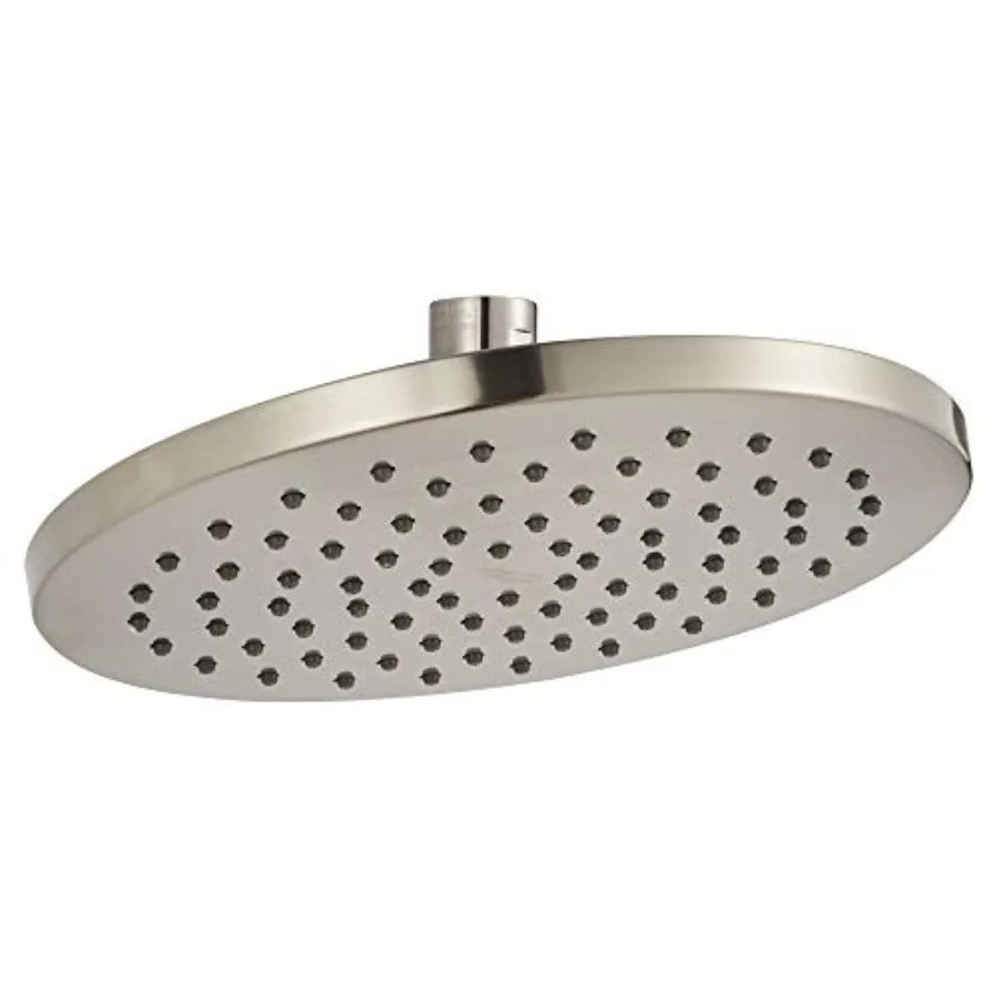 Studio S 8 Inch Water-Saving Rain Showerhead for bathroom, brushed nickel finish, stainless steel construction, water-efficient
Studio S 8 Inch Water-Saving Rain Showerhead for bathroom, brushed nickel finish, stainless steel construction, water-efficient
