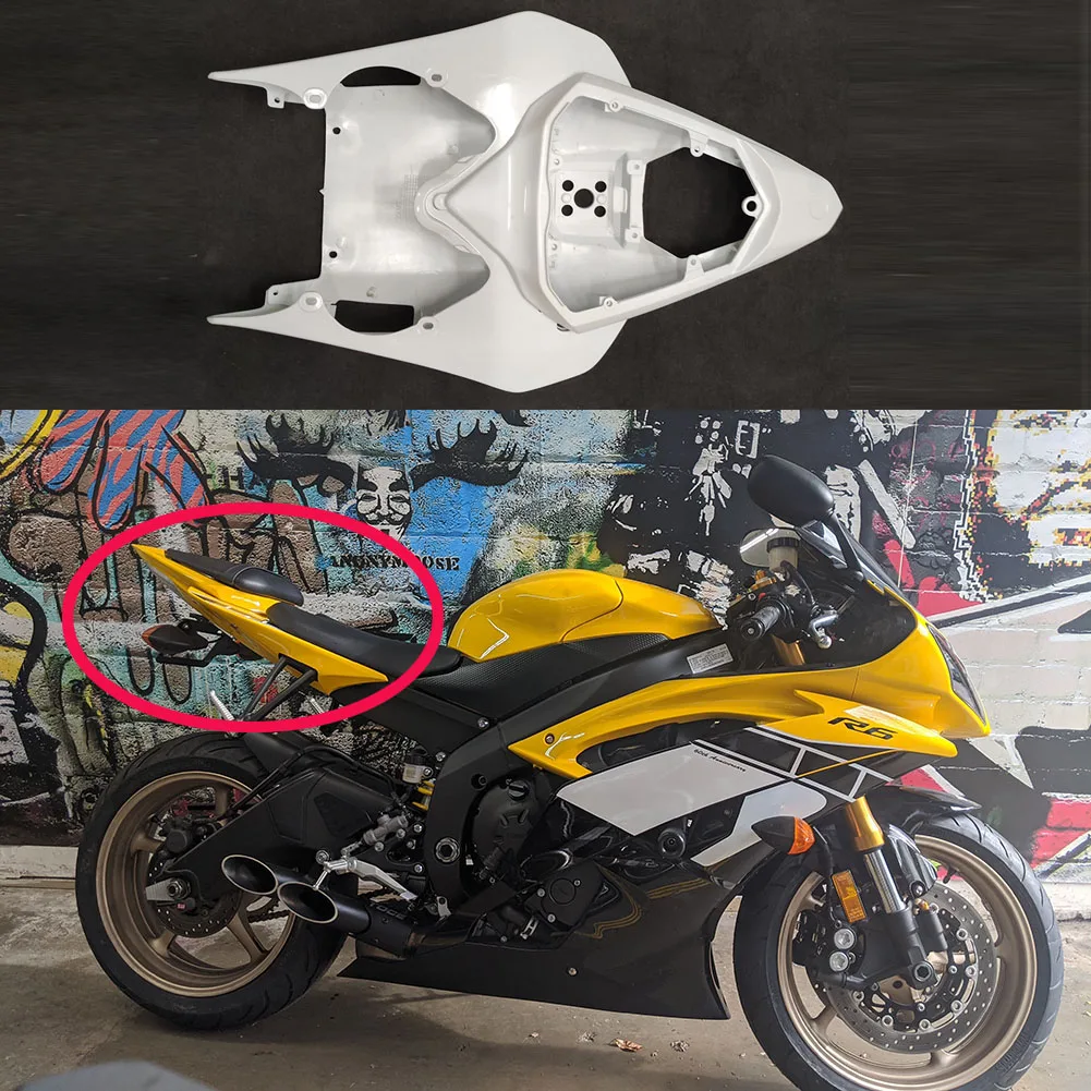 New Motorcycle Rear Tail Fairing Upper+Lower Molding Injection For YAMAHA YZF R6 2008-2016
New Motorcycle Rear Tail Fairing Upper+Lower Molding Injection For YAMAHA YZF R6 2008-2016