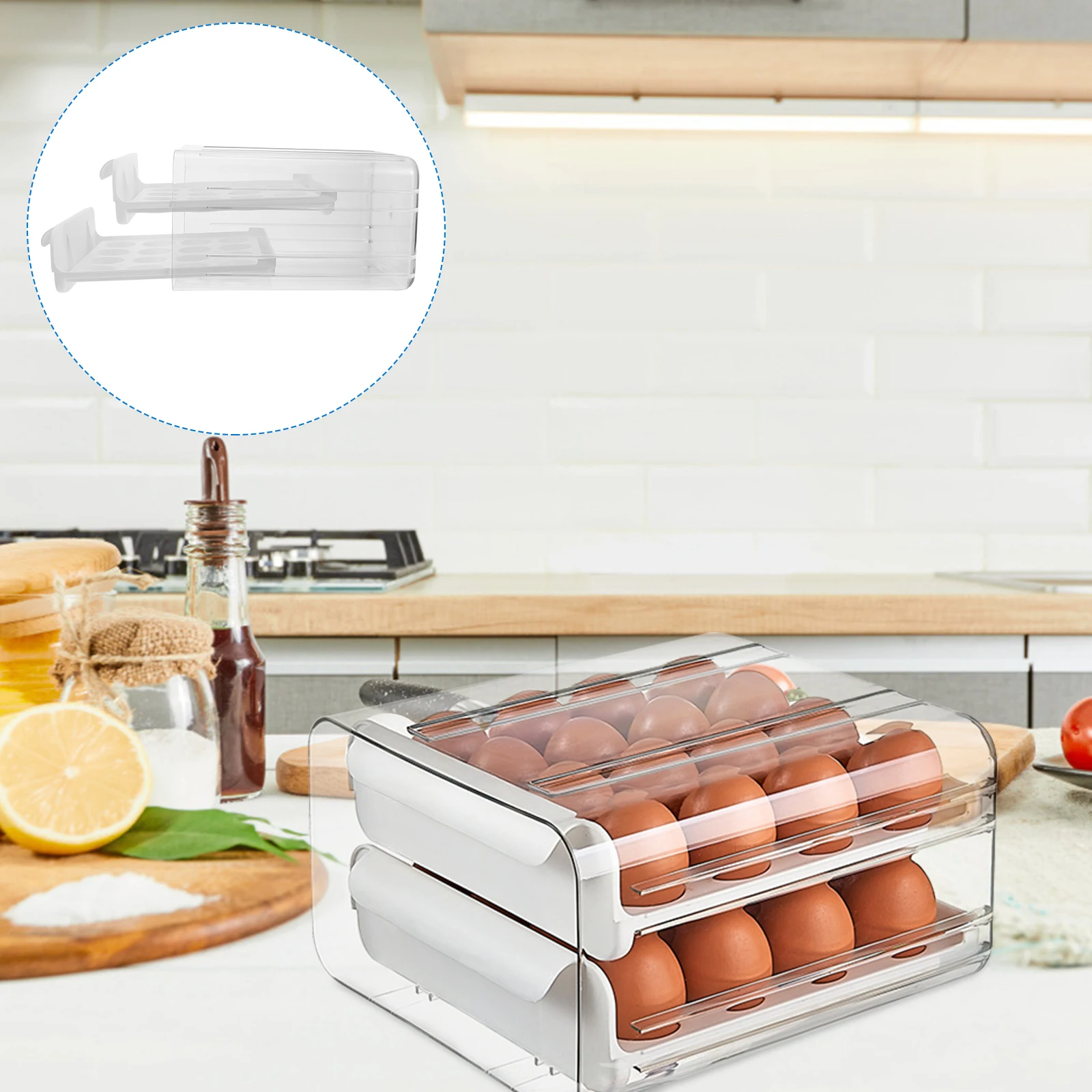 Drawer Egg Carton Cartons Clear for Shape Eggs Case Refrigerator Organizer Holder Fridge High Capacity Travel
Drawer Egg Carton Cartons Clear for Shape Eggs Case Refrigerator Organizer Holder Fridge High Capacity Travel