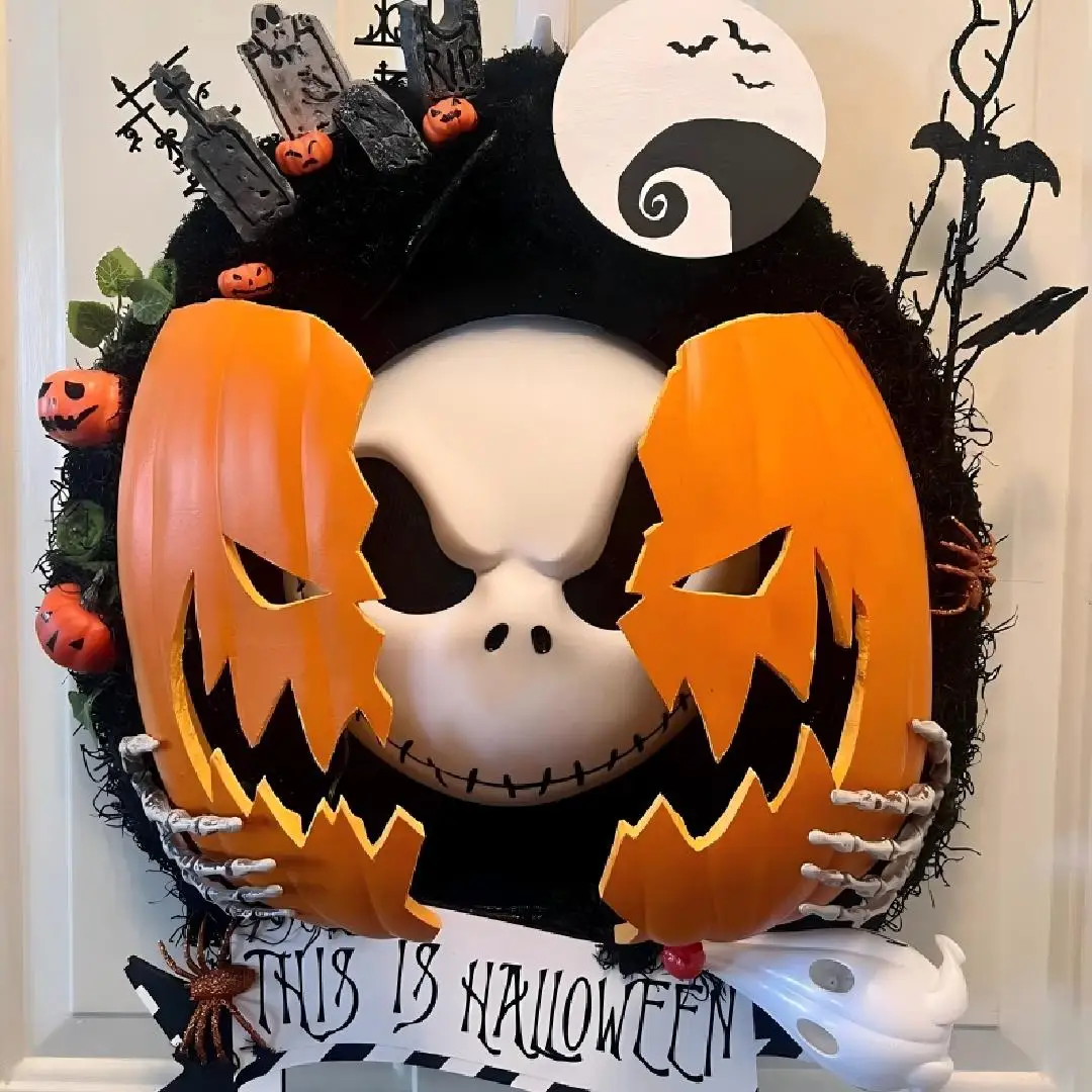 Magical and Mystical Halloween Pumpkin Wreath - Unisex Halloween-Themed Pattern for Boys, Girls, Men & Women
Magical and Mystical Halloween Pumpkin Wreath - Unisex Halloween-Themed Pattern for Boys, Girls, Men & Women