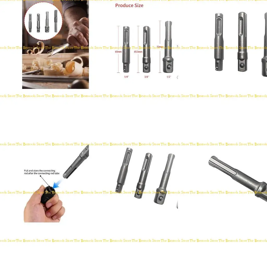 Пакет 12PF из 4 с плюс битовые держатели и адаптерные адаптерные аксессуары DIY
Пакет 12PF из 4 с плюс битовые держатели и адаптерные адаптерные аксессуары DIY