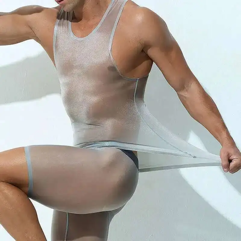 Glossy See Through Ice Silk Sports Tank Top Men's Fitness Running Training Plus Size T-shirt Top
Glossy See Through Ice Silk Sports Tank Top Men's Fitness Running Training Plus Size T-shirt Top