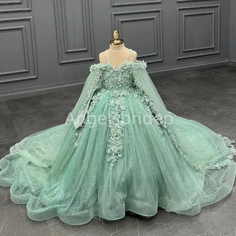 Angelsbridep 2025 MInt Green Ball Gown Quinceanera Dress With Cape 3D Flora Tulle Party Dresses Vestidos 15 Años Quinceañera
Angelsbridep 2025 MInt Green Ball Gown Quinceanera Dress With Cape 3D Flora Tulle Party Dresses Vestidos 15 Años Quinceañera