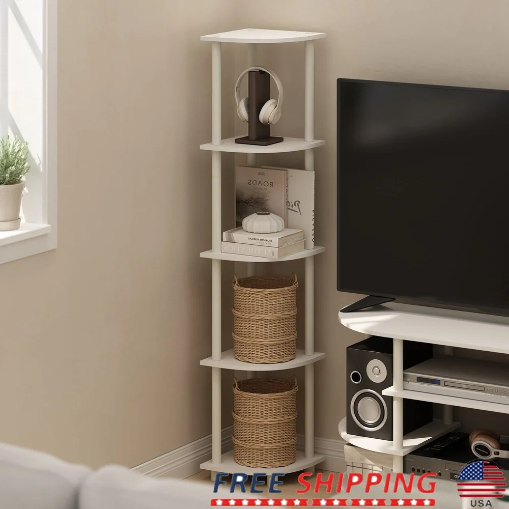 5 Tier Corner Display Rack Multipurpose Shelving Unit Easy Assembly Space Saving Design Durable Composite Wood Indoor Use
5 Tier Corner Display Rack Multipurpose Shelving Unit Easy Assembly Space Saving Design Durable Composite Wood Indoor Use