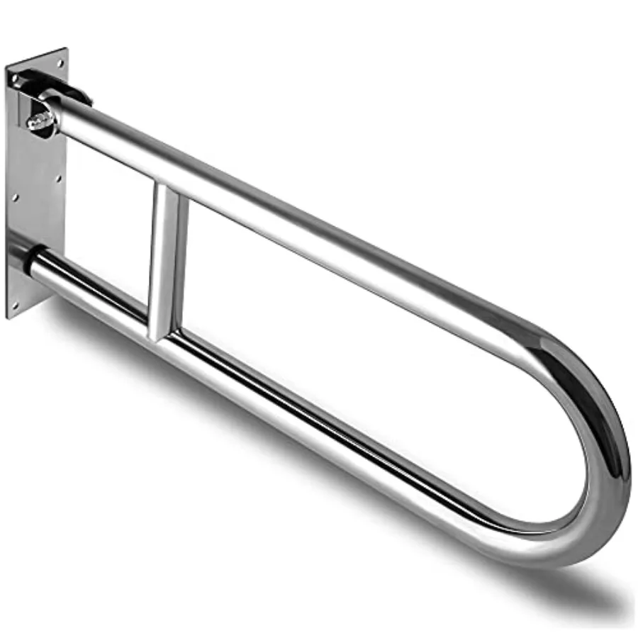 Grab Bars for Toilet Grab bar 304 Stainless Steel Foldable Bathroom Grab Bar Metal Color 24 inches Long. Wall Mounted Support f
Grab Bars for Toilet Grab bar 304 Stainless Steel Foldable Bathroom Grab Bar Metal Color 24 inches Long. Wall Mounted Support f