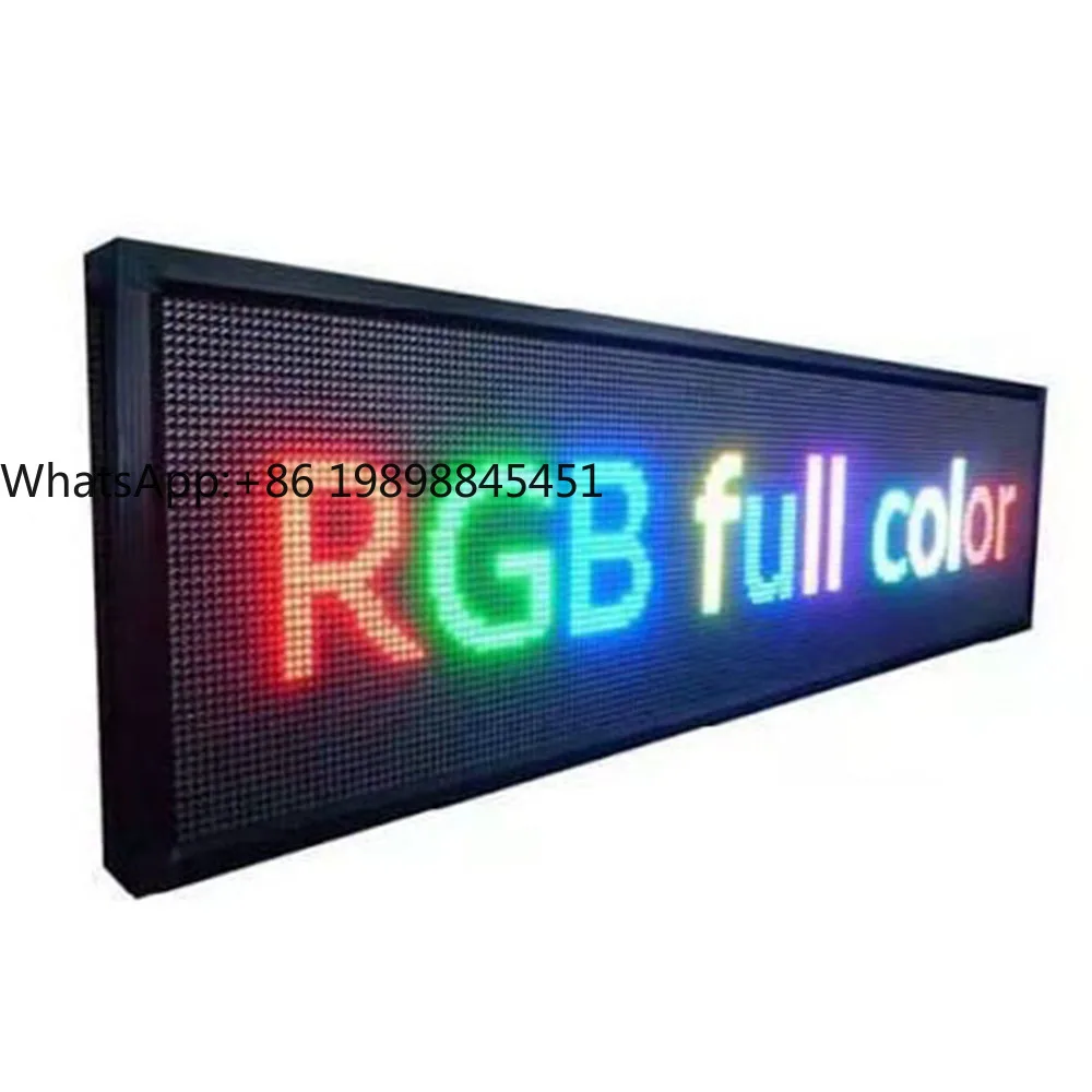 P10 P4 P5 Content LED Displays Electronic Signage Outdoor Scrolling LED Display
P10 P4 P5 Content LED Displays Electronic Signage Outdoor Scrolling LED Display