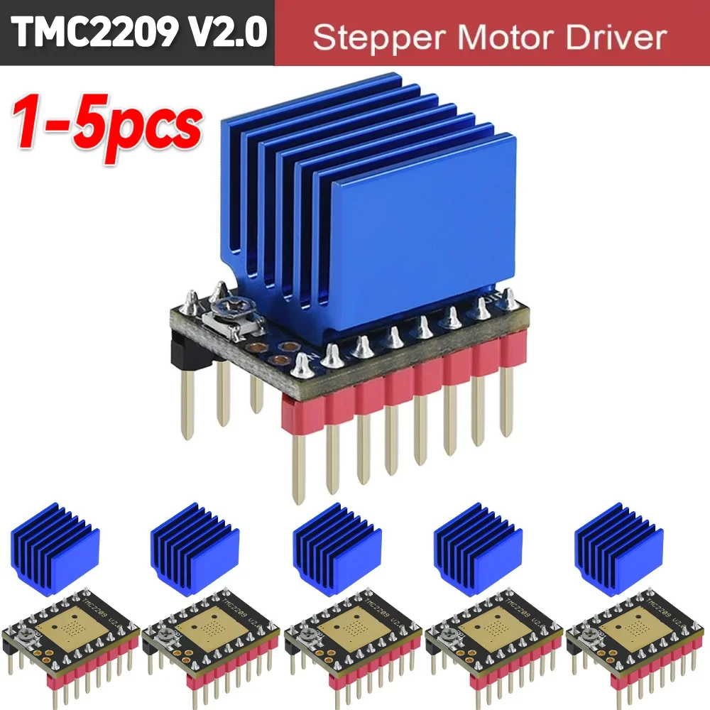 3D Printer Accessories TMC2209 V2.0 Stepper Motor Driver Ultra Quiet Drive Module Stepsticks Drivers Up To 256 Subdivision
3D Printer Accessories TMC2209 V2.0 Stepper Motor Driver Ultra Quiet Drive Module Stepsticks Drivers Up To 256 Subdivision