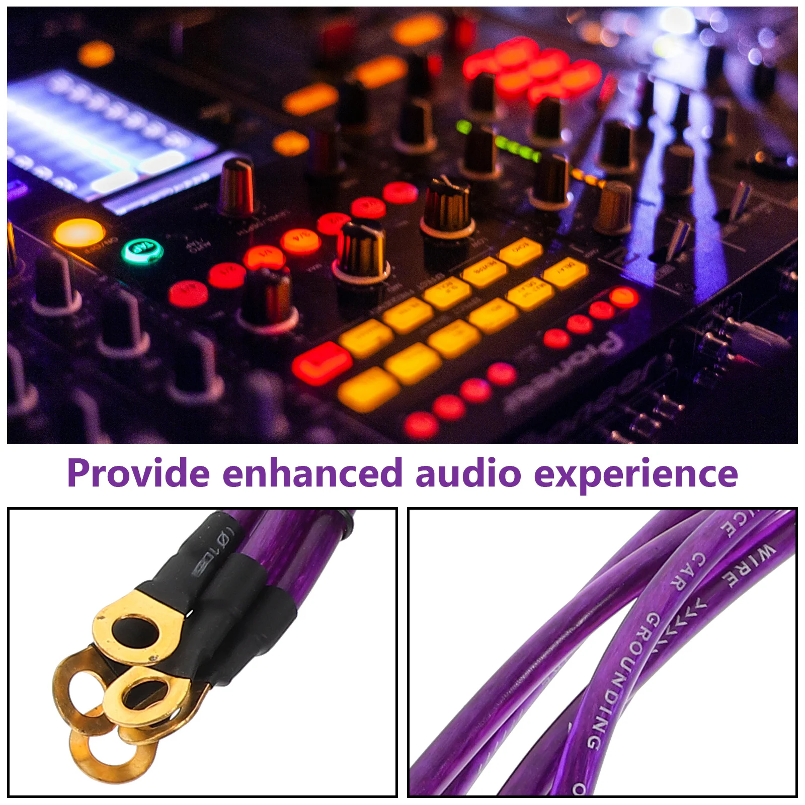 5Pcs Five Hardware Accessories Audio Cable Stereo Subwoofer Cables Replacement Stereo Audio Cable for Car Speaker Setup
5Pcs Five Hardware Accessories Audio Cable Stereo Subwoofer Cables Replacement Stereo Audio Cable for Car Speaker Setup