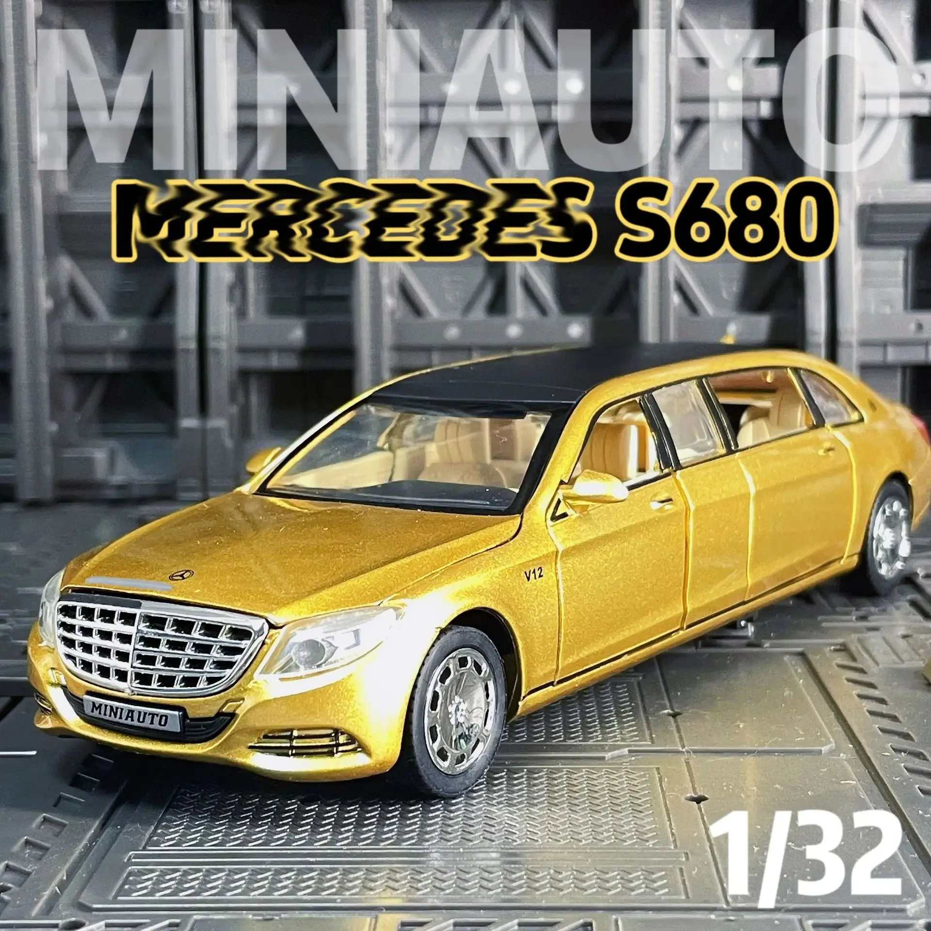 1:32 S650 Alloy Car Model Children Toy Car Six-Door Extended Version Simulation Car Collection Gift A85 for Mercedes-Benz Maybac
1:32 S650 Alloy Car Model Children Toy Car Six-Door Extended Version Simulation Car Collection Gift A85 for Mercedes-Benz Maybac