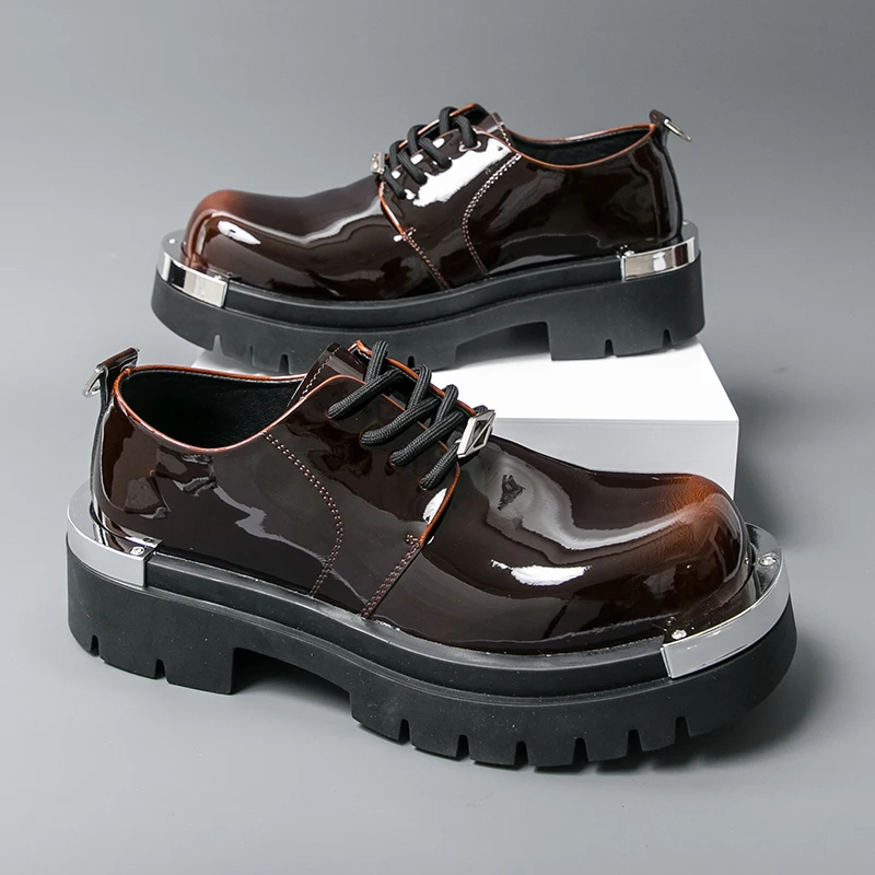 Men's Leather Casual Shoes Derby Shoes Fashion Designer Shoes for Men Luxury Office Party Business Shoe Plue Size 38-46 Zapatos
Men's Leather Casual Shoes Derby Shoes Fashion Designer Shoes for Men Luxury Office Party Business Shoe Plue Size 38-46 Zapatos