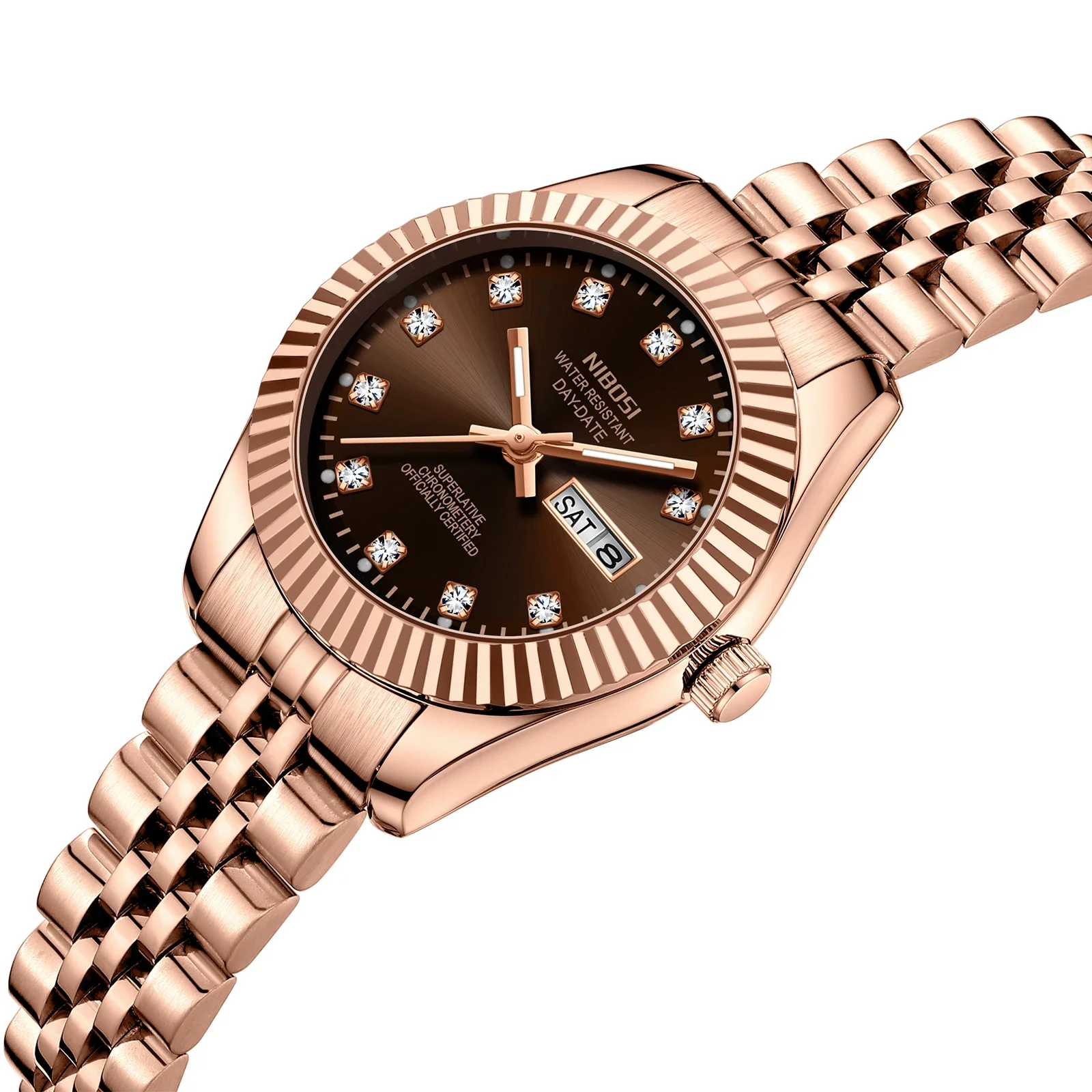 NIBOSI Diamond Женские часы Лучший бренд Роскошные модные женские повседневные деловые часы Водонепроницаемые женские часы с автоматической датой недели Reloj
NIBOSI Diamond Женские часы Лучший бренд Роскошные модные женские повседневные деловые часы Водонепроницаемые женские часы с автоматической датой недели Reloj