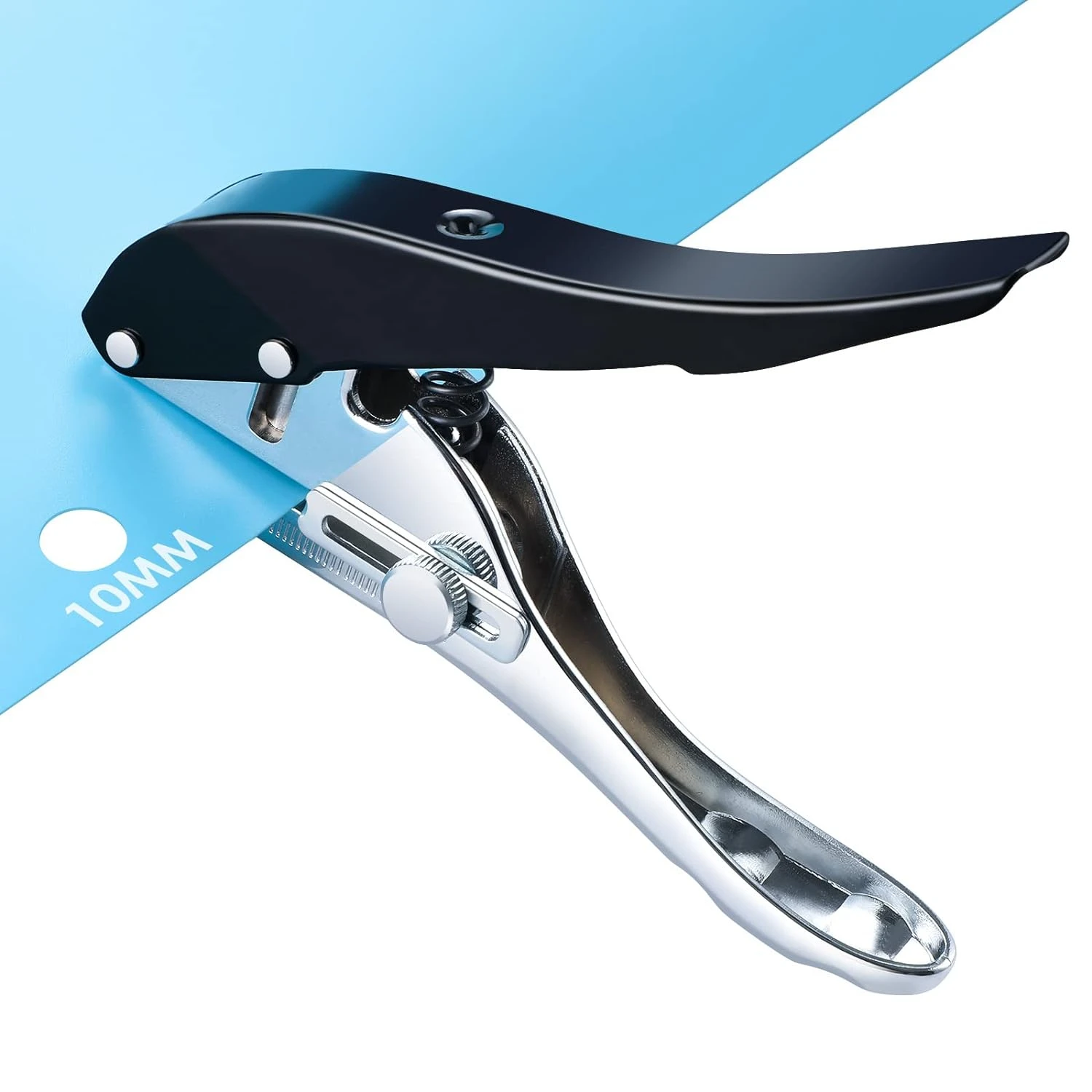 Heavy Duty Black Portable Single Hole Puncher - Durable Essential Crafting Tool for DIY and Office Projects! Ideal for Plastic,
Heavy Duty Black Portable Single Hole Puncher - Durable Essential Crafting Tool for DIY and Office Projects! Ideal for Plastic,