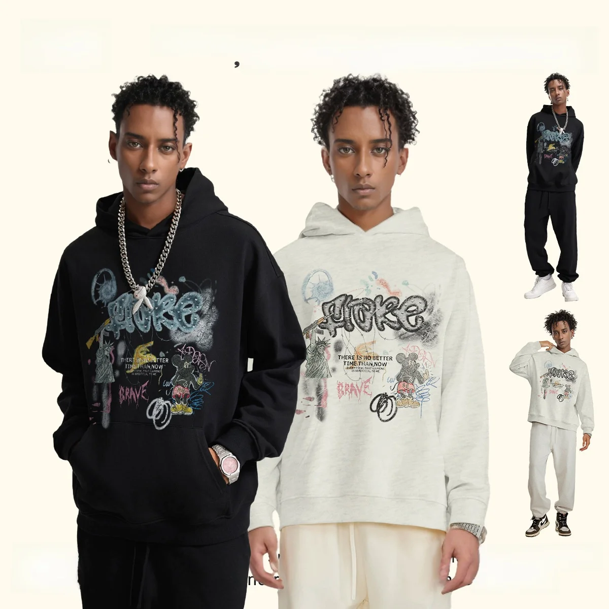 Men's Casual fiti Hoodie Sweatirt Thiened Cotton Winter Jaet Couple Matching High Street Sle Retro Fun Design
Men's Casual fiti Hoodie Sweatirt Thiened Cotton Winter Jaet Couple Matching High Street Sle Retro Fun Design