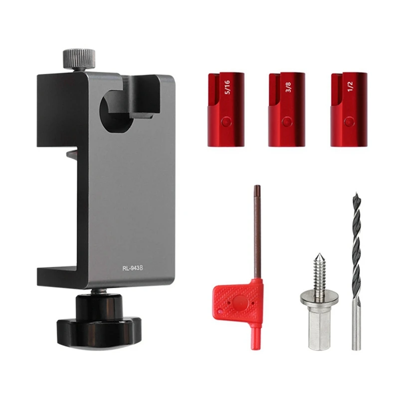 WFF Dowel Maker Jig Tenon Dowel Plug Cutter W/Alloy Blade Adjustable Drill Guide Positioner For Wood Sticks Making
WFF Dowel Maker Jig Tenon Dowel Plug Cutter W/Alloy Blade Adjustable Drill Guide Positioner For Wood Sticks Making