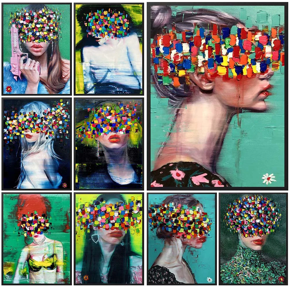 Graffiti Portrait Abstract Woman Girl Prints Poster Wall Art Canvas Painting Home Decor Wall Pictures For Living Room Unframed
Graffiti Portrait Abstract Woman Girl Prints Poster Wall Art Canvas Painting Home Decor Wall Pictures For Living Room Unframed