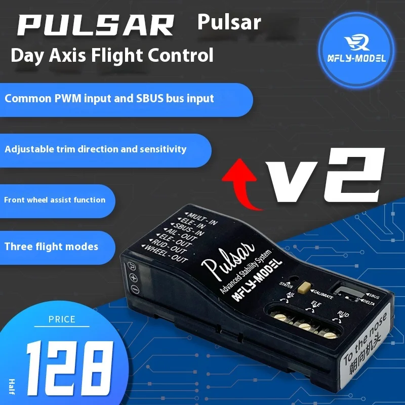 Xfly Fast Flyer Pulsar Flight Control Gyroscope Model Aircraft Fixed Wing Automatic Balancing And Stability Enhancement
Xfly Fast Flyer Pulsar Flight Control Gyroscope Model Aircraft Fixed Wing Automatic Balancing And Stability Enhancement