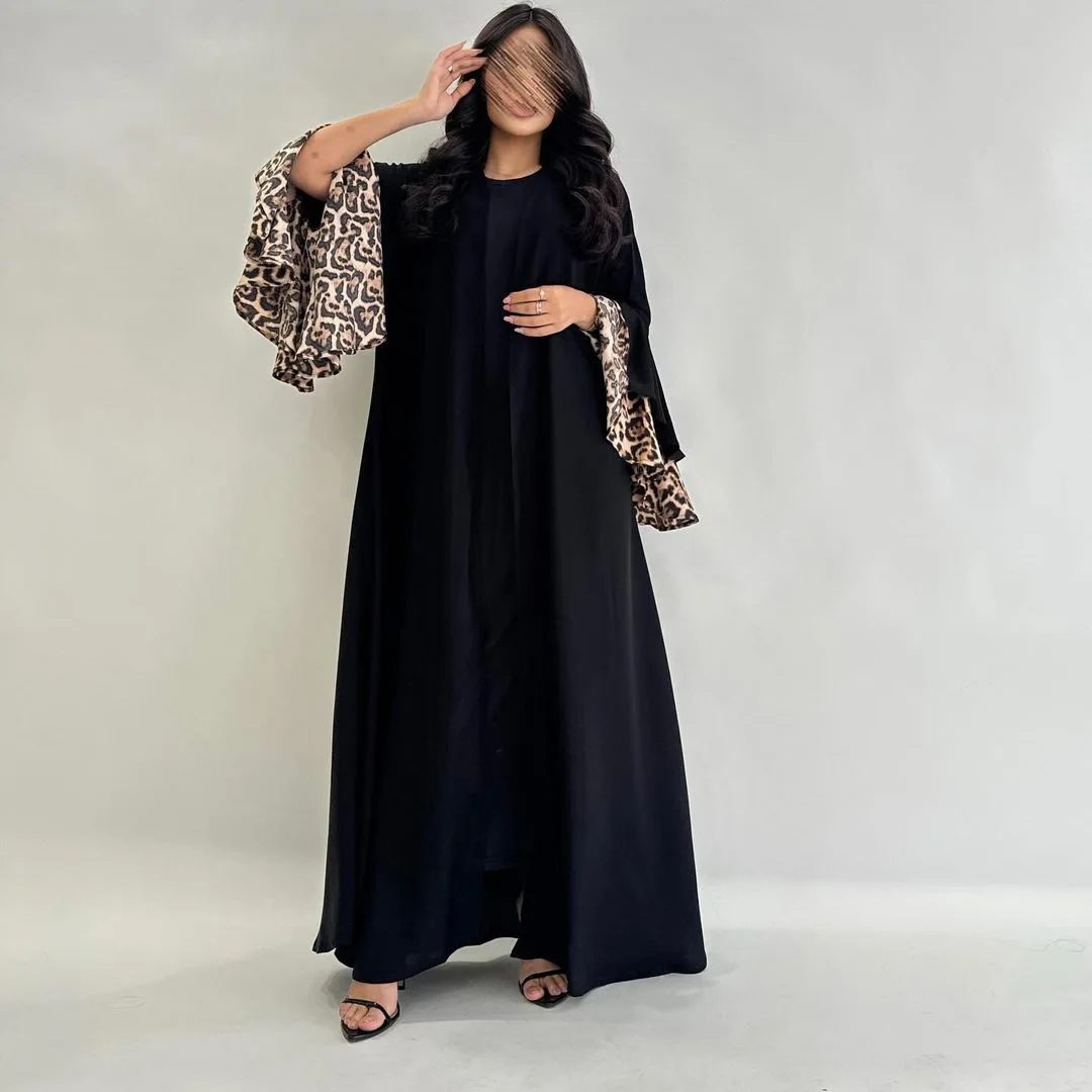 Mq153 New Fashion Trend Leopard Print Dress Long Skirt Cardigan Coat Long Dress Robe Abaya Ramadan Dubai Luxury Islam Elegant
Mq153 New Fashion Trend Leopard Print Dress Long Skirt Cardigan Coat Long Dress Robe Abaya Ramadan Dubai Luxury Islam Elegant